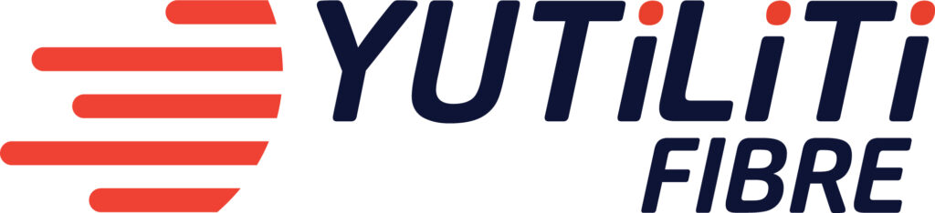 a blue text on a white background